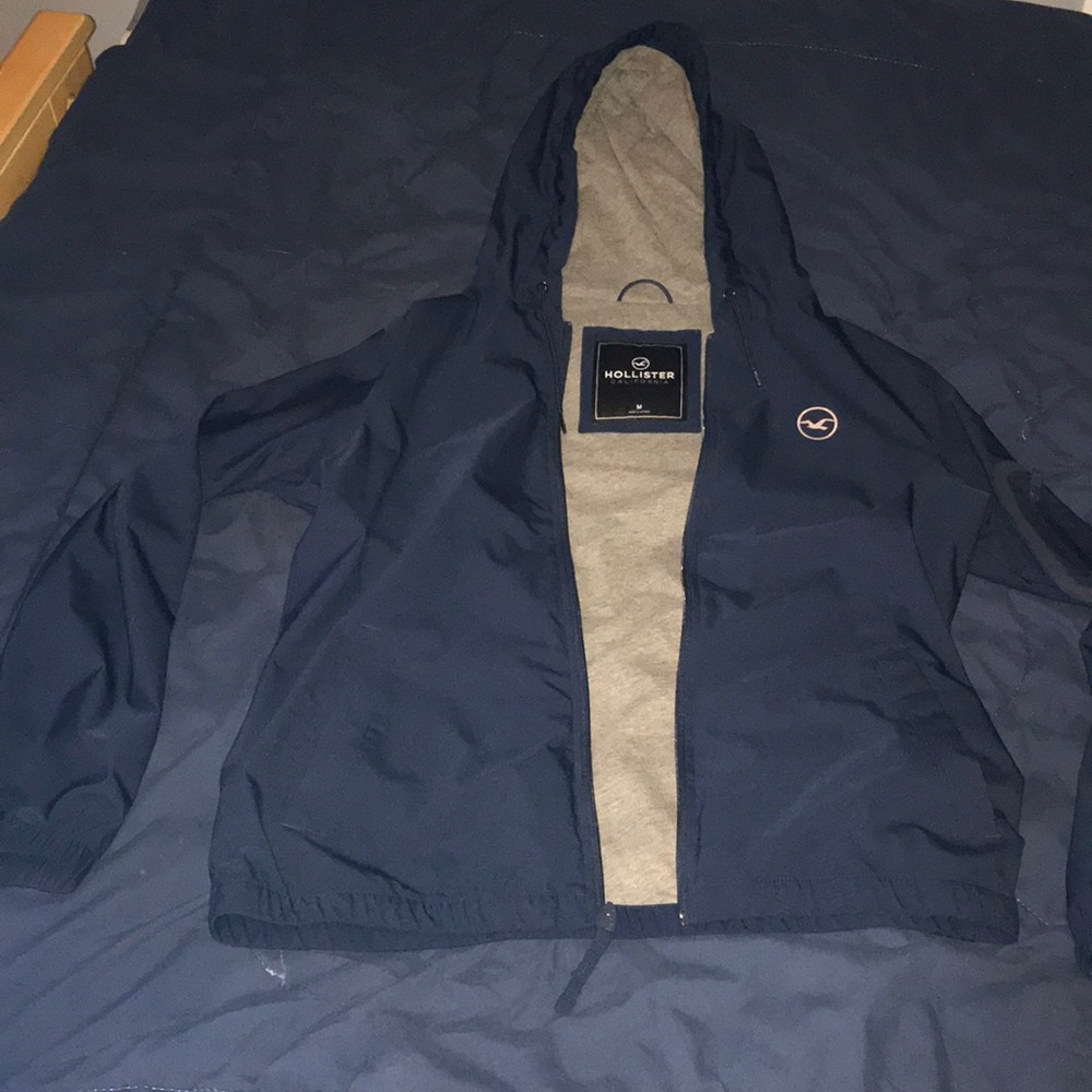 Hollister Jersey Lined Windbreaker